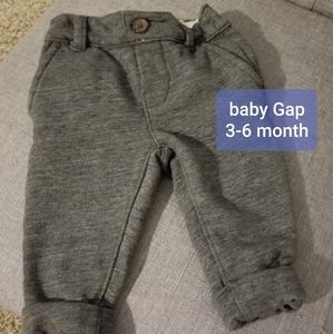 Baby Gap grey cotton pants 3-6 mo